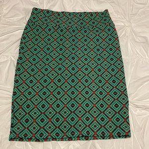 Stretchy pencil skirt